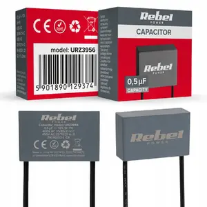 Capacitor Rebel MKSP-8 0.5µF 450V for motors
