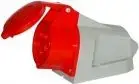 Tarel fixed installation socket 32A 400V red 3P+N+PE IP44 (EX-TGN-127)