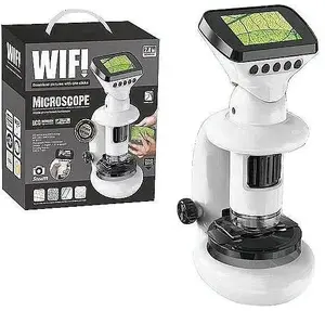Microscope Adar LCD with WiFi, magnification up to 1000x, digital microscope with integrated screen