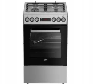 Электрическая плита BEKO FSMT 52336DXDT с духовкой и варочной поверхностью