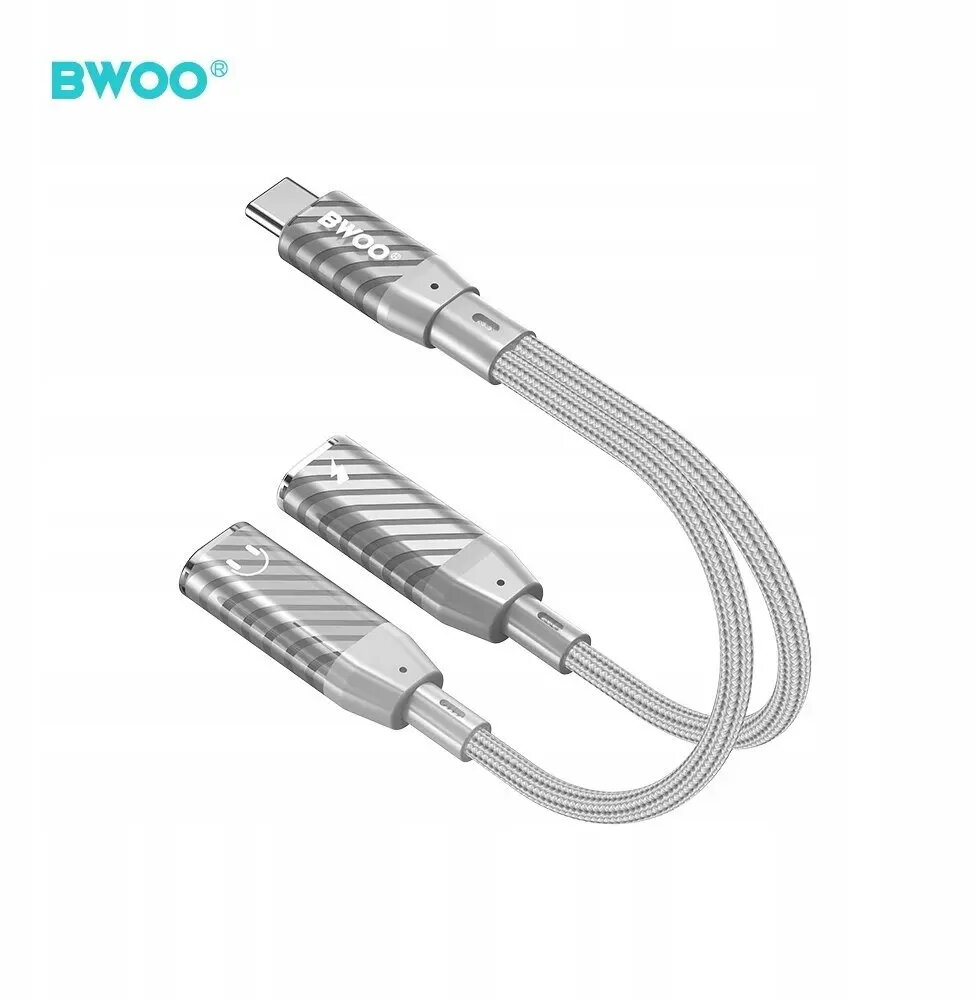 Adapteris RayCue BO-BZ68 2‑1 USB-C uz