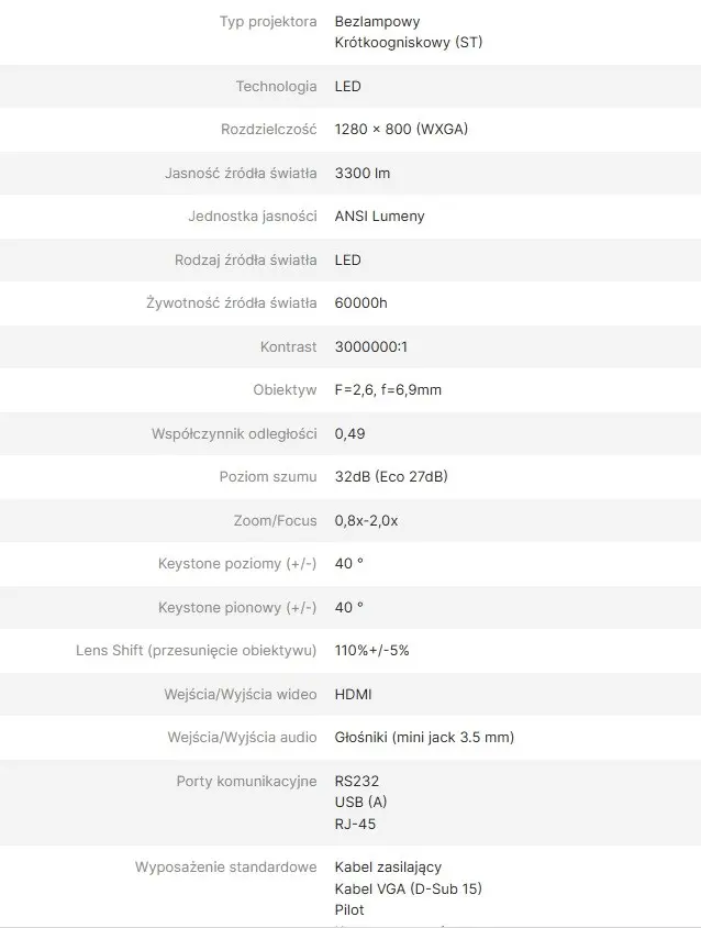 VIEWSONIC LSD300W-ST короткофокусный DLP WXGA проектор Photo 42