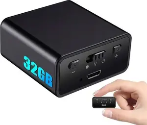 Diktofons spiegs Q65 ar skaņas detektoru, magnētisku stiprinājumu un 32 GB atmiņu — No name