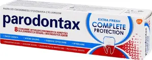 Zobu pasta GSK PARODONTAX Complete Protection Extra Fresh — tūbiņa (standarta izmērs)