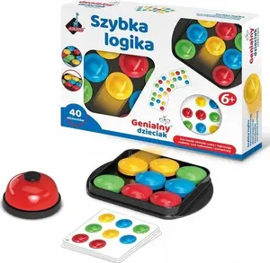 Children's logic game ASKATO Gra Genialny dzieciak - Szybka logika board game