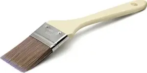 Кисть для краски ANZA Basic Pro короткая скошенная 35 мм – скошенная короткая ручка 35 мм