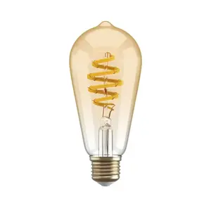 Smart bulb Hombli HBEB-0212 Wi‑Fi 5.5 W, gold, A‑G energy rating, Ø61×142 mm