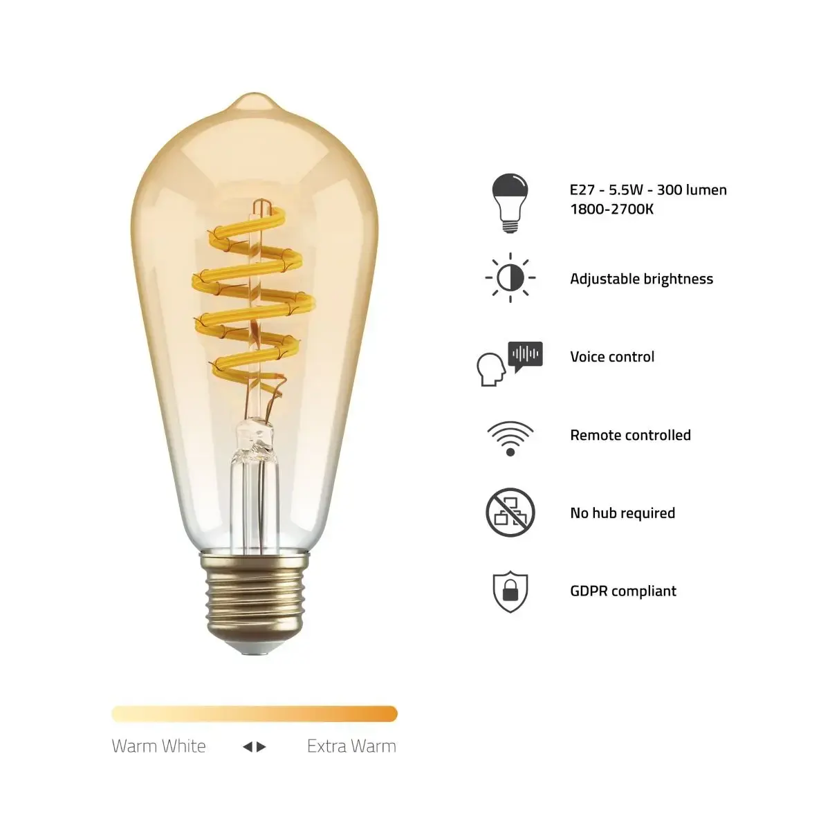 Hombli HBEB-0212 умная лампа Wi‑Fi 5.5 Вт Photo 3
