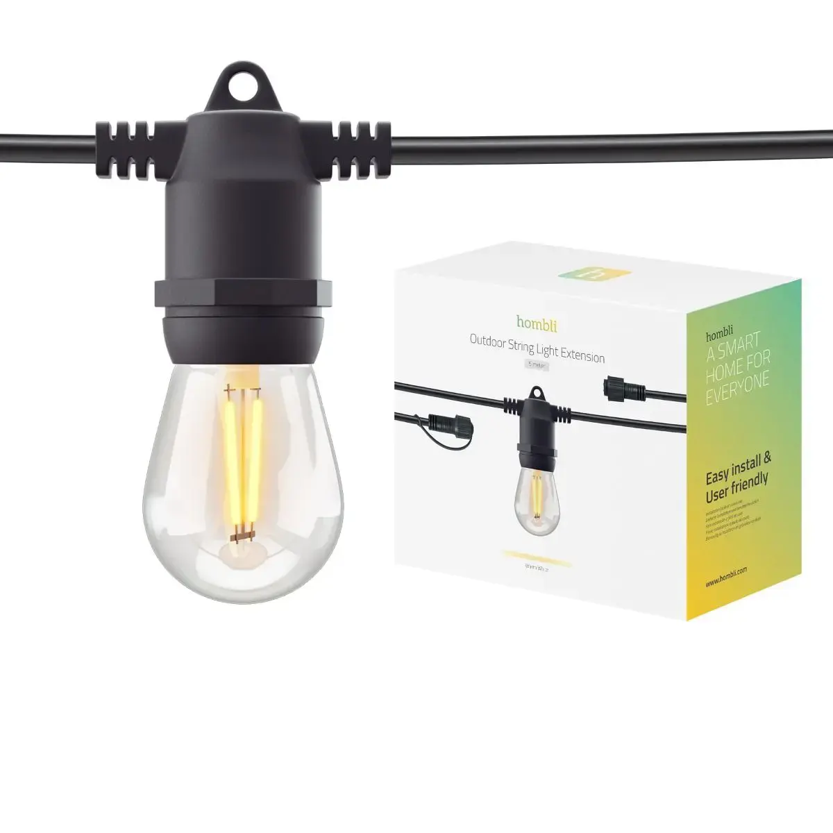 String light Avanca HBEW-0105 5 m, 10 warm-white lamps Photo 4