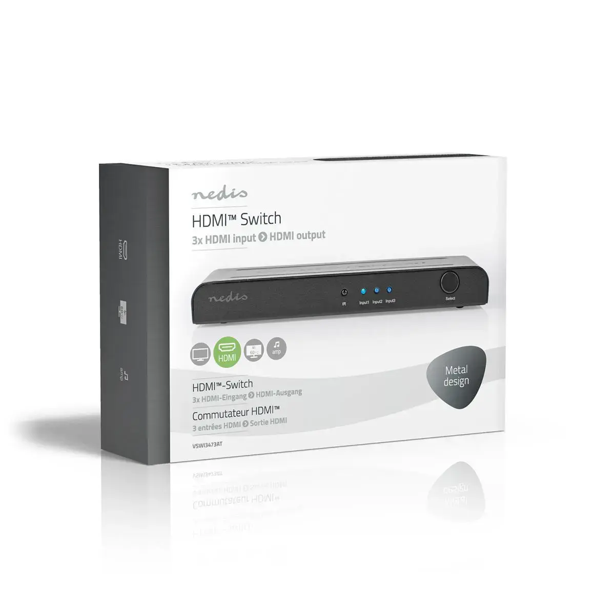 Nedis VSWI3473AT HDMI video switch Photo 7