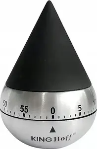 Kitchen Timer KingHoff KH-1677 mechanical 0–60 min, compact countertop minute timer