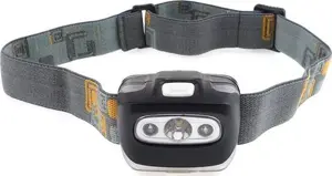 Headlamp Amio AMI-02200 — compact hands-free light, rechargeable/replaceable battery compatible