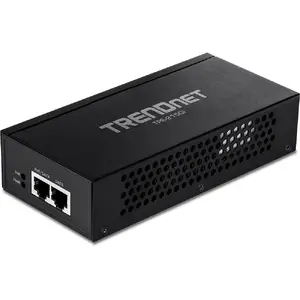 PoE-адаптер TRENDnet TPE-215GI — 2.5 Gigabit Ethernet, 30W PoE, чёрный