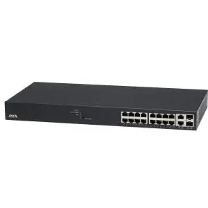 Network switch AXIS 5801-693 Managed Gigabit Ethernet 16x RJ-45 PoE, 36 Gbit/s, 8000 MAC, rack-mount, black