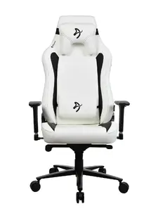 Игровое кресло Arozzi Vernazza XL SoftPU White — увеличенный размер, мягкая PU-обивка