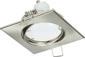 Ceiling spotlight ORNO SUTRI SM decorative frame for MR16/GU10 up to 50W, square adjustable satin finish