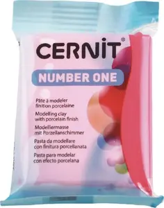 Modelīna Cernit sarkana 56 g — The Clay and Paint Factory polimēru māls, cepama