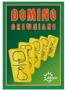 Wooden Picture Domino Abino Domino 655403 — wooden domino tiles, educational toy