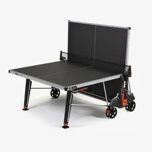 Table tennis table Cornilleau 500X Rollaway — 2 tabletops & 1 undercarriage, 66 kg, 5 cm frame height, 20 cm wheels