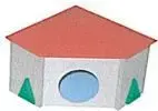 Corner Playhouse PINOKIO Pino-05 by PINOKIO — children's wooden playhouse model PINO-05