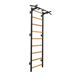 Sienas stienis BenchK 721B — maksimālā slodze 150 kg, platums 670 mm, augstums 2400 mm, melns/balts