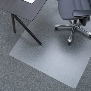 Коврик под кресло Jobmate MAT617122 прозрачный 120 x 180 см с шипами