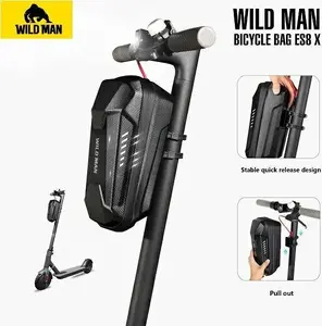 Сумка/держатель на раму для самоката/велосипеда Wildman ES8X MAX — черная — рамная саквa