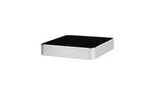 Eve Play Ethernet LAN Wi‑Fi by Eve Systems GmbH — Black/Silver, 131×126×26 mm, 100–240V AC input, 5V adapter output
