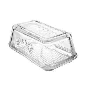 Масленка Kilner стеклянная прямоугольная 100×170×72 мм прозрачная KILNER 0025.350