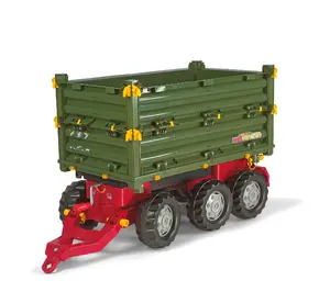 Rotaļu piekabe rolly toys rollyMulti Trailer — saderīga ar rolly toys, zaļa, svars 14.6 kg, 3–10 gadi