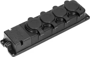 Распределитель ORNO OR-AE-13167 рабочий — 4 розетки IP44 резина