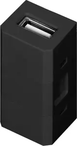 ORNO furniture power outlet module with USB socket OR-GM-9011/B/USB for insertion into furniture power socket