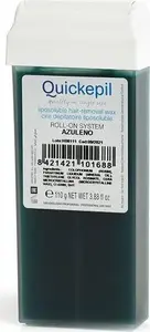 Воск для депиляции в ролике Quickepil Azuleno 110 г – Quickepil
