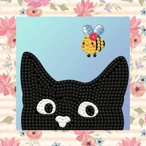 Diamond Dotz Diamond Dotz Mischievous Quick Dotz kit – Diamond painting craft kit (model 018-DTZ5015)