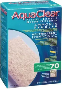 Hagen AQUA CLEAR kasetes pildījums 300/70 ar grants slāni mehāniskai un bioloģiskai filtrēšanai