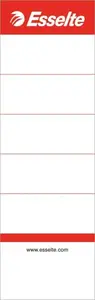 Label strips for binders ESSELTE 75 mm, pack of 10 (model 10K065A)