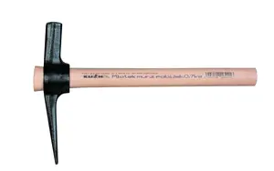 Masonry hammer Kuźnia Sułkowice MLO MUR 0.7K — 700 g head, 320 mm wooden handle