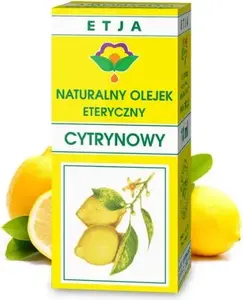 Essential Oil Etja Lemon 10 ml — pure lemon essential oil, 10 ml bottle