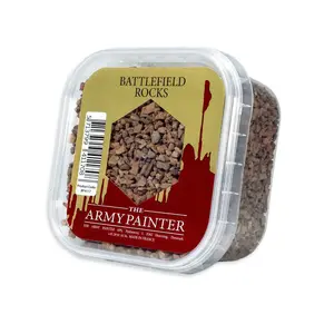 Baseplate Army Painter Battlefield Basing Battlefield Rocks — brown stone basing plate