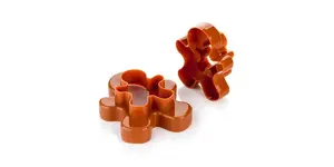 Cookie cutter set Tescoma 630867, plastic, brown, widths 60 mm and 80 mm, 2 pcs