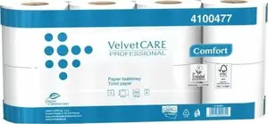 Toilet Paper Velvet Comfort 2-ply 27.5 m, pack of 8 rolls