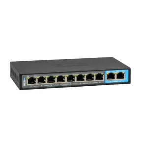 Switch BCS BCS-B-SP0802G — 8× PoE ports, 2× Gigabit RJ45 uplinks