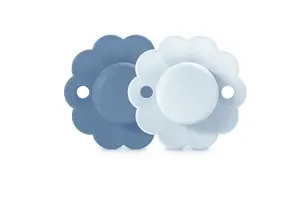 Knupītis Suavinex SUAVINEX SX Pro silikona fizioloģiska 2 gab. 0–6M lake-blue