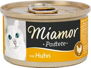Wet cat food Miamor 85 g — Chicken, adult cats, grain-free, soy-free, no artificial colours