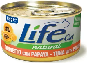 Canned cat food Life Pet Care LIFE CAT 85 g – Tuna with Papaya