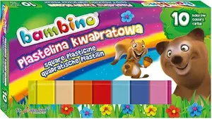 Modeling Clay Set Bambino — 10 Colors, Square Bars