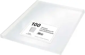 Document sleeves HERLITZ KOSZULKA A4 100 pcs, transparent protective pockets for A4 papers