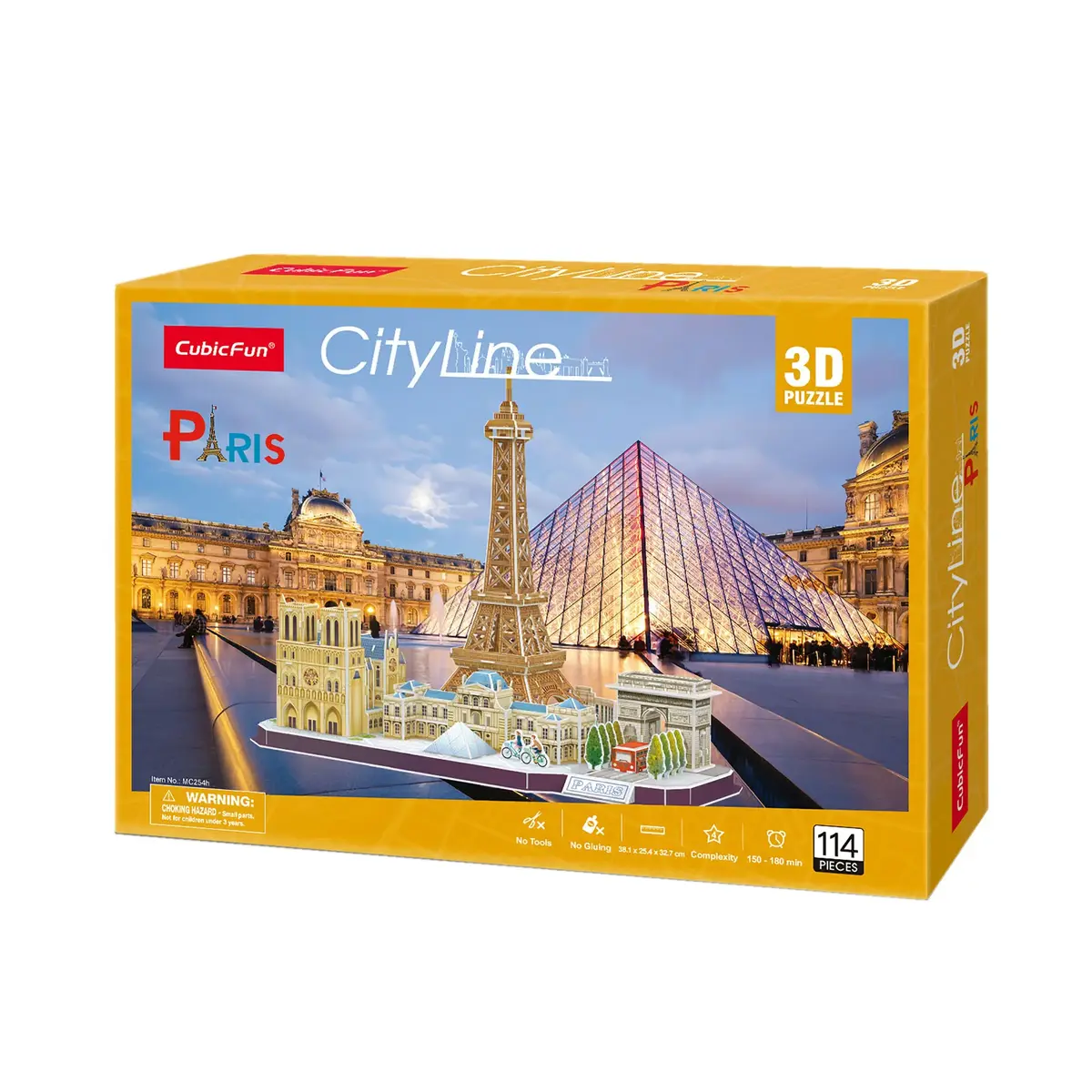 3D puzle CubicFun City Line Paris — Dante Photo 3