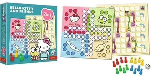 Настольная игра и пазл 2 в 1 TREFL Gra 2w1 Hello Kitty — детская настольная игра с пазлом