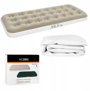 Inflatable camping mattress Nils Extreme NC2801 191×73×22 cm beige